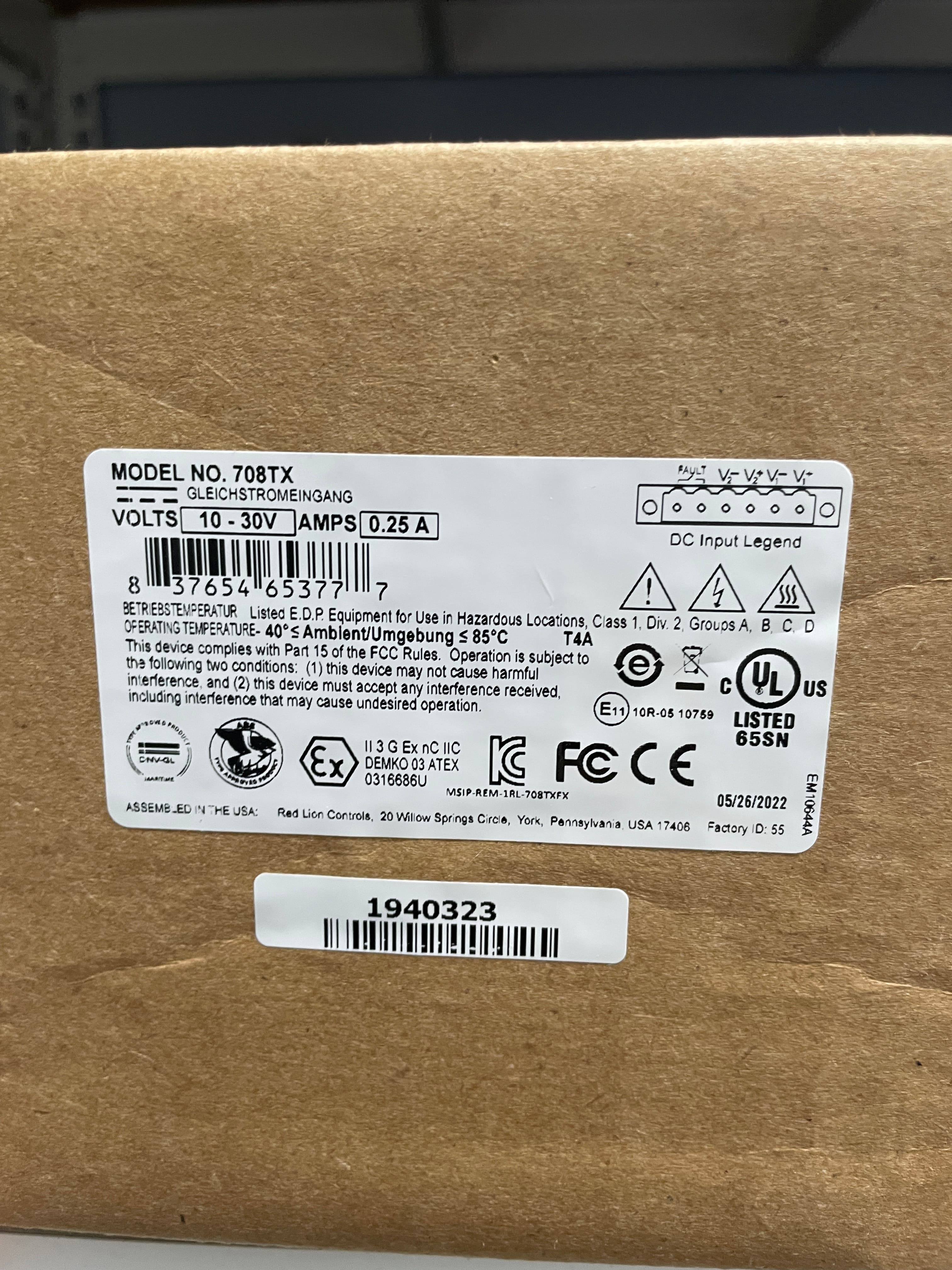 레드라이언 - [RED LION] Industrial Ethernet Switch 708TX